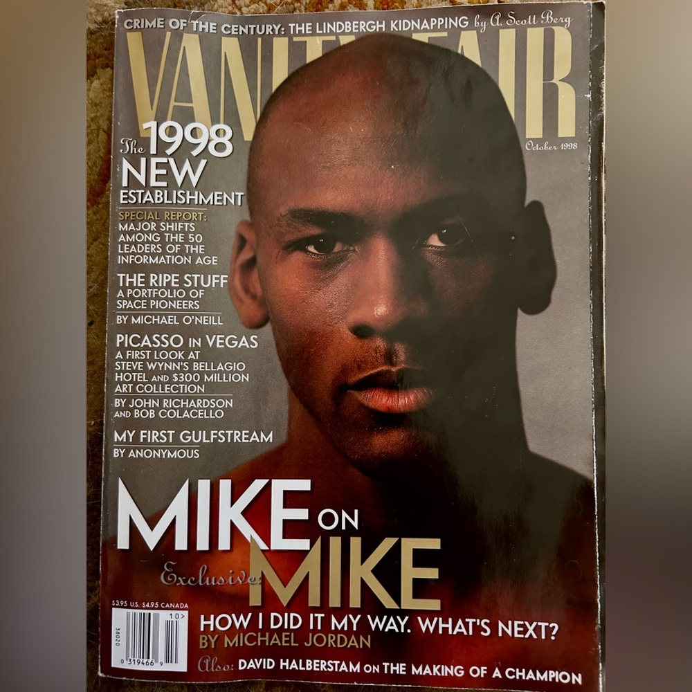 Vanity Fair MICHAEL JORDAN October 1998 Magazine